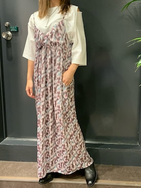 「B'2nd（ビーセカンド）のアイテム（ワンピース/ドレス）」を使った、ayakaさん（レディース・160cm）の夏コーディネート