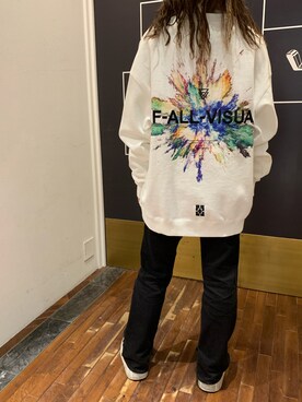 「B'2nd（ビーセカンド）のアイテム（スウェット）」を使った、ayakaさん（レディース・160cm）の冬コーディネート
