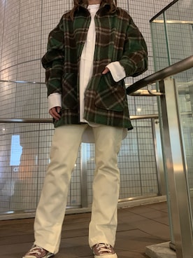 「NEPLA.（ネプラ）のアイテム（パンツ）」を使った、ayakaさん（レディース・160cm）の秋コーディネート