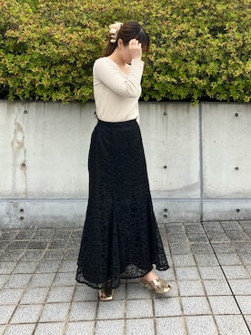 「NICAL（ニカル）のアイテム」を使った、HIMIKO　あべのハルカス店さん（レディース・156cm）の夏コーディネート