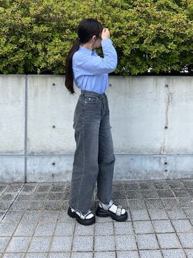 「NICAL（ニカル）のアイテム」を使った、HIMIKO　あべのハルカス店さん（レディース・159cm）の夏コーディネート
