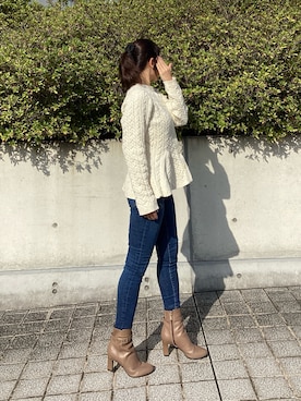 「HIMIKO（ヒミコ）のアイテム」を使った、HIMIKO　あべのハルカス店さん（レディース・152cm）の秋コーディネート