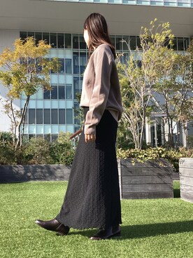HIMIKO　あべのハルカス店さん（レディース・165cm）の冬コーディネート