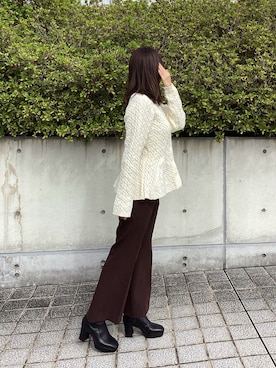 「HIMIKO（ヒミコ）のアイテム」を使った、HIMIKO　あべのハルカス店さん（レディース・156cm）の秋コーディネート