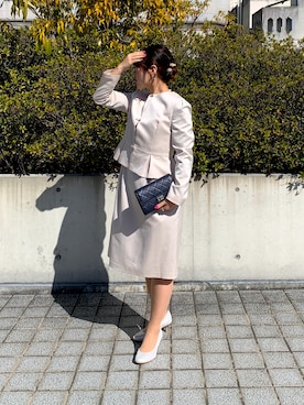 「HIMIKO（ヒミコ）のアイテム」を使った、HIMIKO　あべのハルカス店さん（レディース・157cm）の冬コーディネート