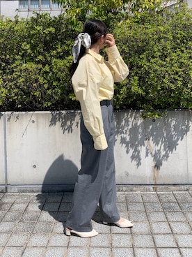 「アイテム（シューズ）」を使った、HIMIKO　あべのハルカス店さん（レディース・156cm）の春コーディネート