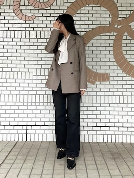 「HIMIKO（ヒミコ）のアイテム」を使った、HIMIKO　あべのハルカス店さん（レディース・156cm）の秋コーディネート