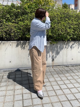 「アイテム（シューズ）」を使った、HIMIKO　あべのハルカス店さん（レディース・159cm）の春コーディネート