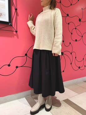 「抗菌防臭」｜HIMIKO　あべのハルカス店さん（レディース・155cm）の秋コーディネート