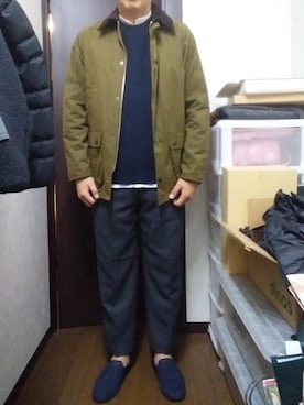 「PENDLETON（ペンドルトン）のアイテム（パンツ）」を使った、Yさん（メンズ・176cm）の秋コーディネート