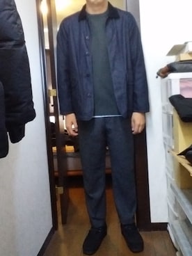「PENDLETON（ペンドルトン）のアイテム（パンツ）」を使った、Yさん（メンズ・176cm）の秋コーディネート