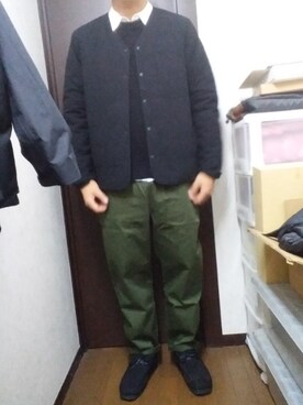 「Snow Peak（スノーピーク）のアイテム（その他アウター）」を使った、Yさん（メンズ・176cm）の秋コーディネート