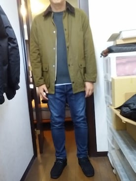 ハンガー、収納バッグ付き　barbour bedale sl ピーチスキン ハンガー、収納バッグ付き barbour bedale sl ピーチスキン