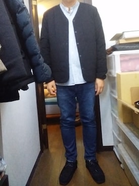 「Snow Peak（スノーピーク）のアイテム（その他アウター）」を使った、Yさん（メンズ・176cm）の秋コーディネート