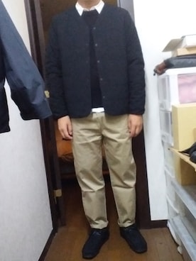 「Snow Peak（スノーピーク）のアイテム（その他アウター）」を使った、Yさん（メンズ・176cm）の秋コーディネート