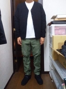 「Snow Peak（スノーピーク）のアイテム（その他アウター）」を使った、Yさん（メンズ・176cm）の秋コーディネート