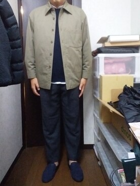 「PENDLETON（ペンドルトン）のアイテム（パンツ）」を使った、Yさん（メンズ・176cm）の秋コーディネート
