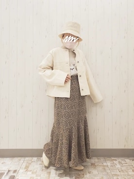 「レトロ」｜「アイテム（その他シューズ）」を使った、rio✿さん（レディース・153cm）の春コーディネート