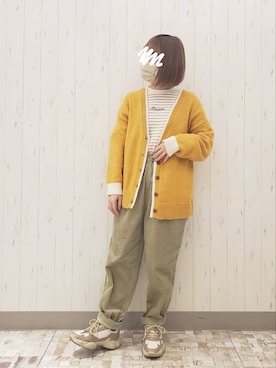 「コーデュロイパンツ」｜rio✿さん（レディース・153cm）の冬コーディネート