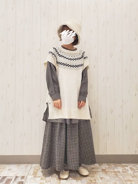 rio✿さん(レディース・153cm)の冬コーディネート