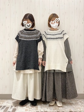 rio✿さん（レディース・153cm）の冬コーディネート