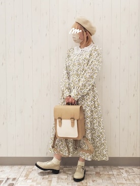 「春服デビュー宣言」｜「アイテム（その他シューズ）」を使った、rio✿さん（レディース・153cm）の春コーディネート