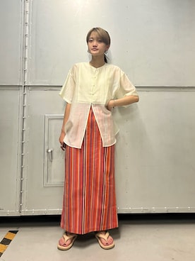 AOさん(レディース・158cm)の夏コーディネート