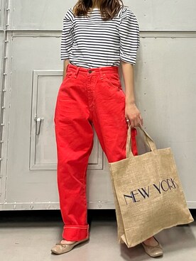 AOさん（レディース・158cm）の春コーディネート