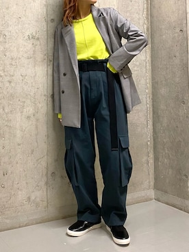 「RODE SKO」｜「アイテム（スニーカー）」を使った、honoka187さん（レディース・158cm）の春コーディネート