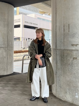 honoka187さんの「メンズライクメッシュシャツ」を使ったコーディネート