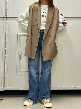 AOさん（レディース・158cm）の春コーディネート