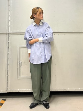 「kbf_ootd」｜「アイテム（ローファー）」を使った、honoka187さん（レディース・158cm）の夏コーディネート