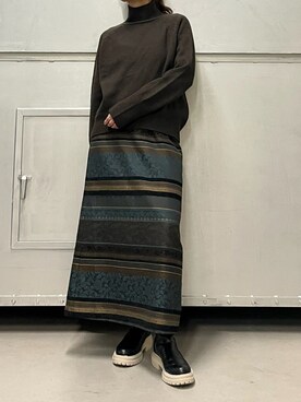 AOさん（レディース・158cm）の冬コーディネート