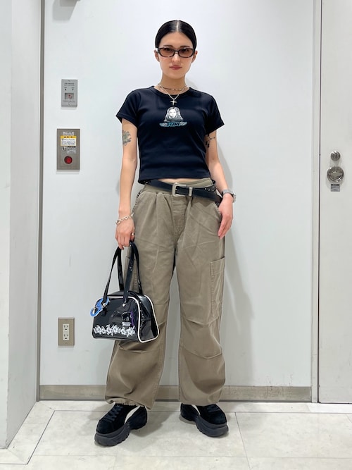X-girl（エックスガール）の「X-girl x PIKO HAND BAG