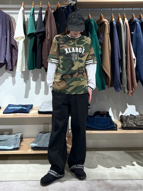 XLARGE 91 LAYERD L/S TEE（Tシャツ/カットソー）｜XLARGE（エクストラ
