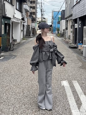 HARUKIさん（レディース・157cm）の夏コーディネート