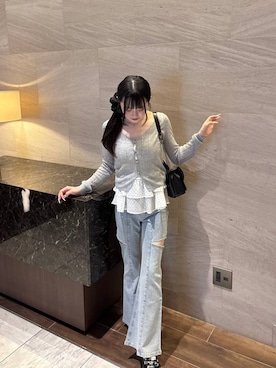 「Heather（ヘザー）のアイテム」を使った、HARUKIさん（レディース・157cm）の夏コーディネート