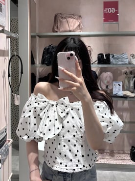 「Heather（ヘザー）のアイテム（アクセサリー）」を使った、HARUKIさん（レディース・157cm）の夏コーディネート