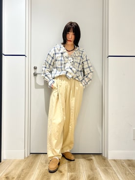 「RODE SKO（ロデスコ）のアイテム」を使った、れお.* 𖥧⚘さん（レディース・158cm）の春コーディネート