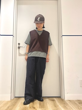 「EKAL（エカル）のアイテム」を使った、れお.* 𖥧⚘さん（レディース・158cm）の夏コーディネート