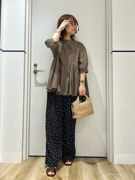 「RODE SKO（ロデスコ）のアイテム」を使った、れお.* 𖥧⚘さん（レディース・158cm）の春コーディネート