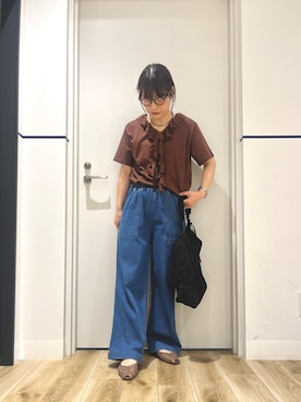 れお.* 𖥧⚘さん(レディース・158cm)の夏コーディネート