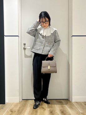 れお.* 𖥧⚘さん(レディース・158cm)の冬コーディネート