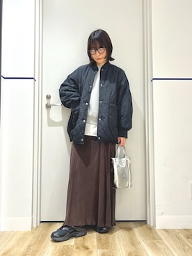 「FORK&SPOON（フォークアンドスプーン）のアイテム」を使った、れお.* 𖥧⚘さん（レディース・158cm）の秋コーディネート