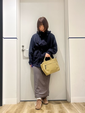 「マウンテンパーカー」｜れお.* 𖥧⚘さん（レディース・158cm）の春コーディネート