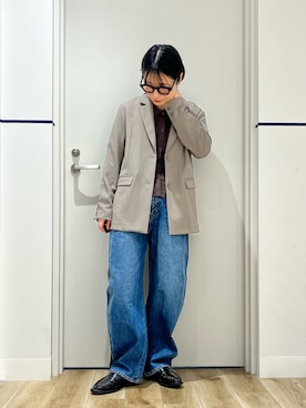 「URBAN RESEARCH Sonny Label（アーバンリサーチサニーレーベル）のアイテム（パンツ）」を使った、れお.* 𖥧⚘さん（レディース・158cm）の冬コーディネート