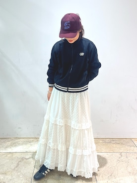 「アイテム（その他アウター）」を使った、れおさん（レディース・158cm）の秋コーディネート