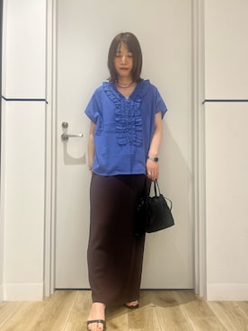 「URBAN RESEARCH Sonny Label（アーバンリサーチサニーレーベル）のアイテム（トップス）」を使った、れお.* 𖥧⚘さん（レディース・158cm）の春コーディネート