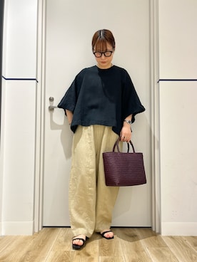 「SMELLY（スメリー）のアイテム」を使った、れお.* 𖥧⚘さん（レディース・158cm）の夏コーディネート