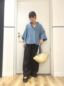 「FORK&SPOON（フォークアンドスプーン）のアイテム」を使った、れお.* 𖥧⚘さん（レディース・158cm）の夏コーディネート